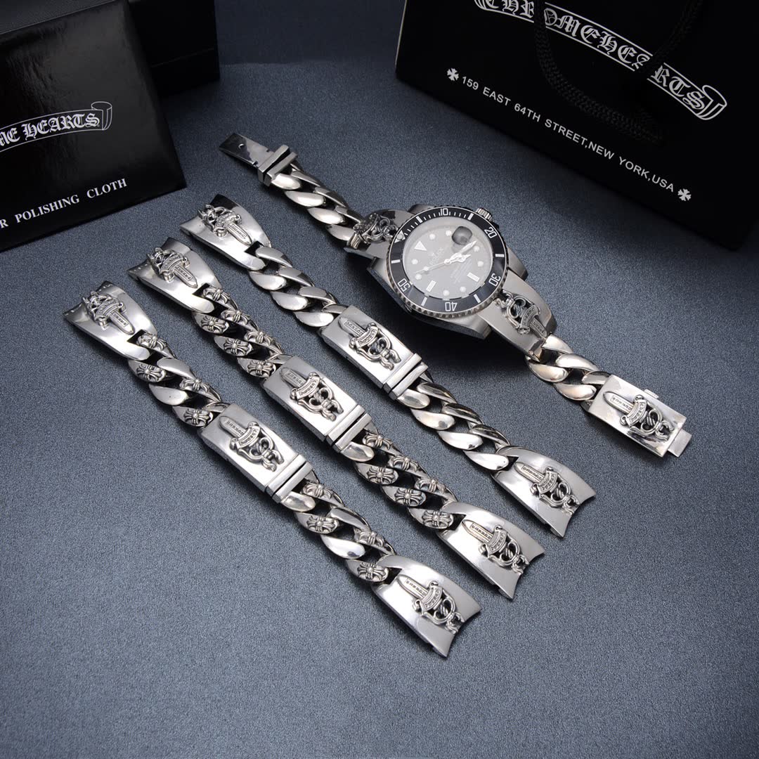 Chrome Hearts Silver Bracelet